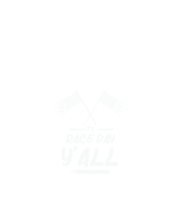 It's race day y'all - Versenynap van! minta fekete pólón