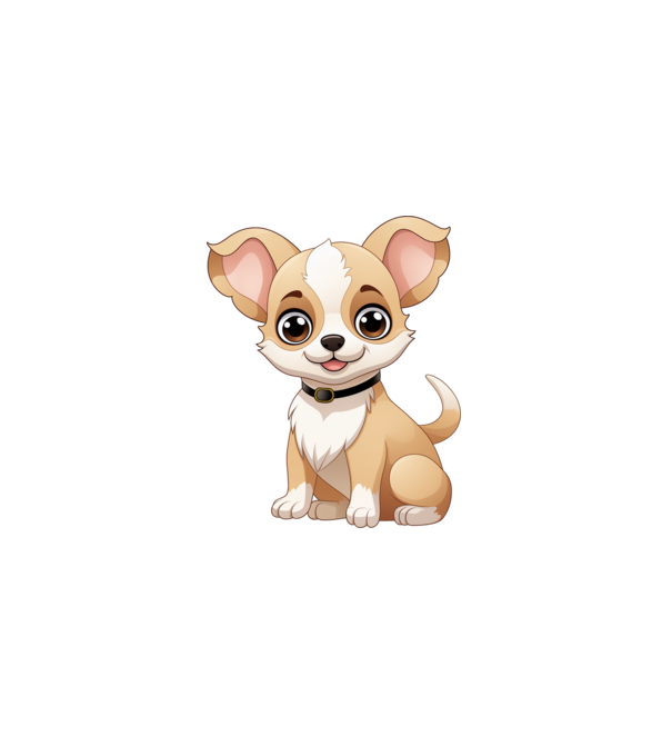 Aranyos kiskutya - Chihuahua minta fehér pólón