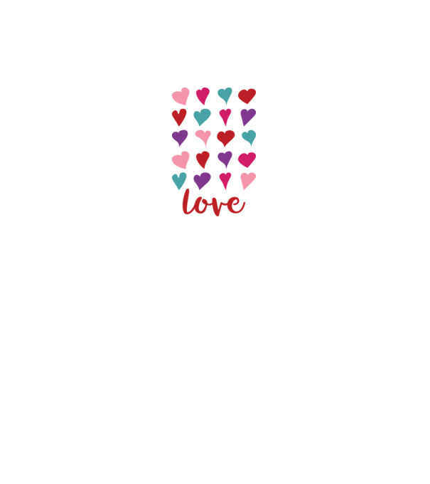 Love - Szerelem, Szeretet minta királykék pólón