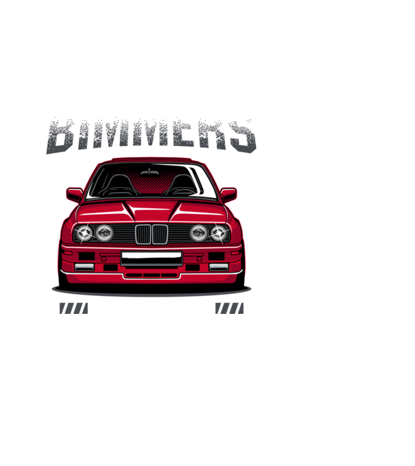 BMW E30 minta fekete pólón