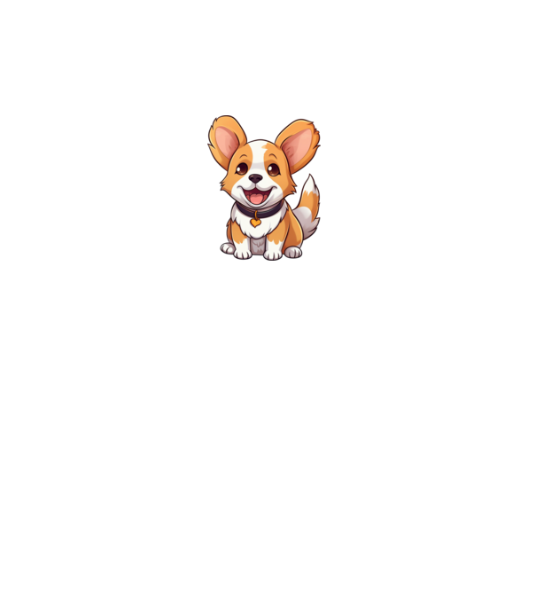 Aranyos Pembroke Welsh Corgi minta fehér pólón