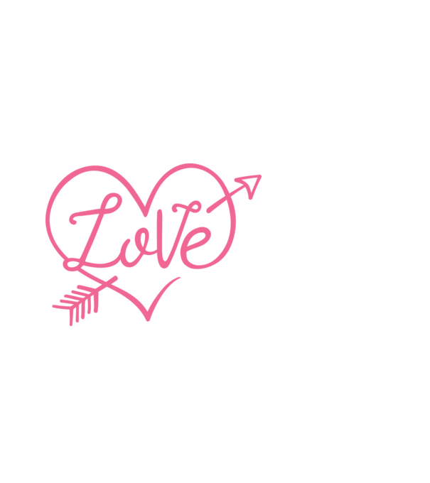 Love - Szerelem, Szeretet minta fehér pólón