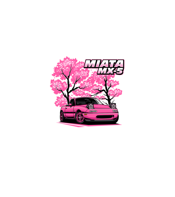 Mazda MX-5 Miata minta szürke pólón