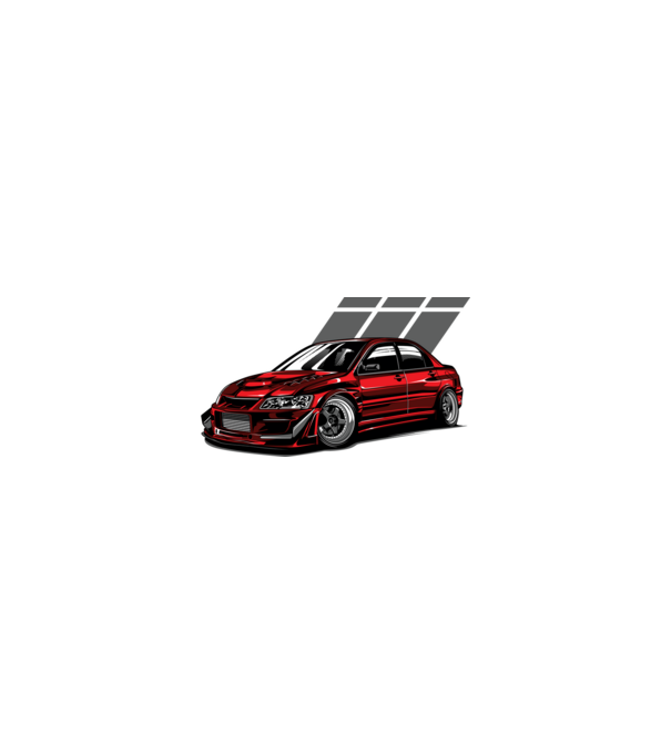 Mitsubishi Lancer 2.0 EVO 8 minta homokszín pólón