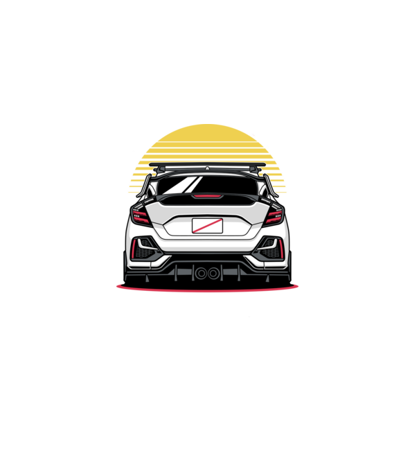 Honda Civic minta fekete pólón