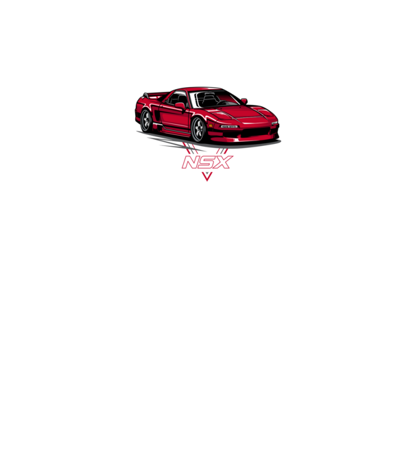 Honda NSX minta fekete pólón