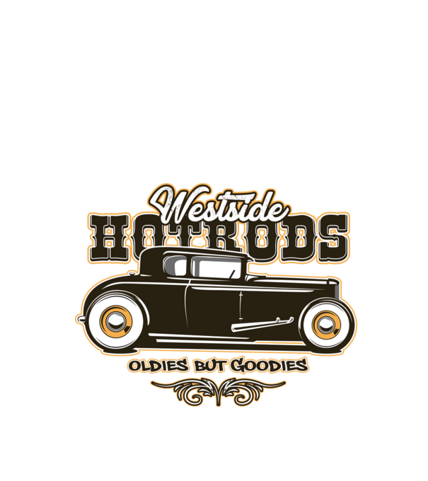 Westside Hot Rods - Oldies But Goodies minta fekete pólón