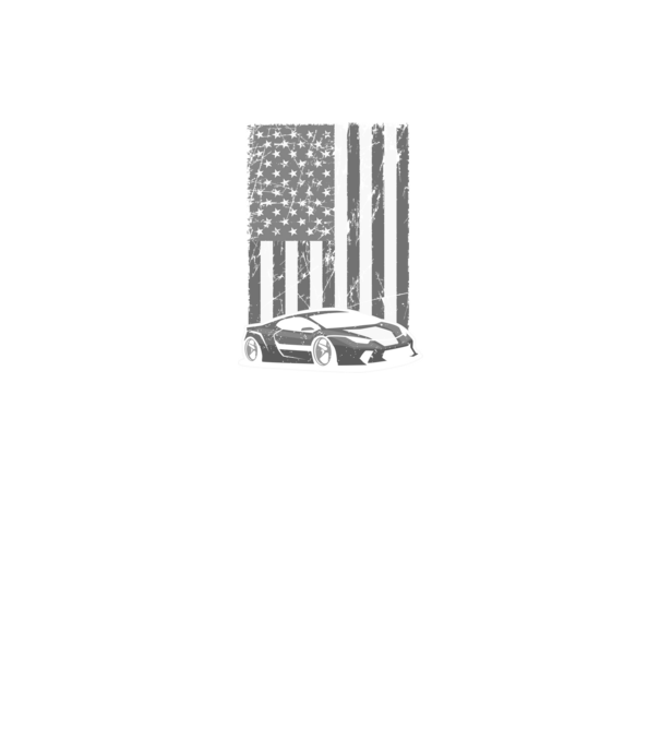 Amerikai autó minta fekete pólón