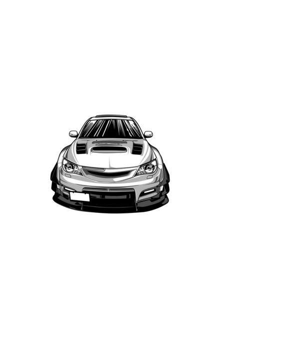 Subaru Impreza WRX minta fekete pólón