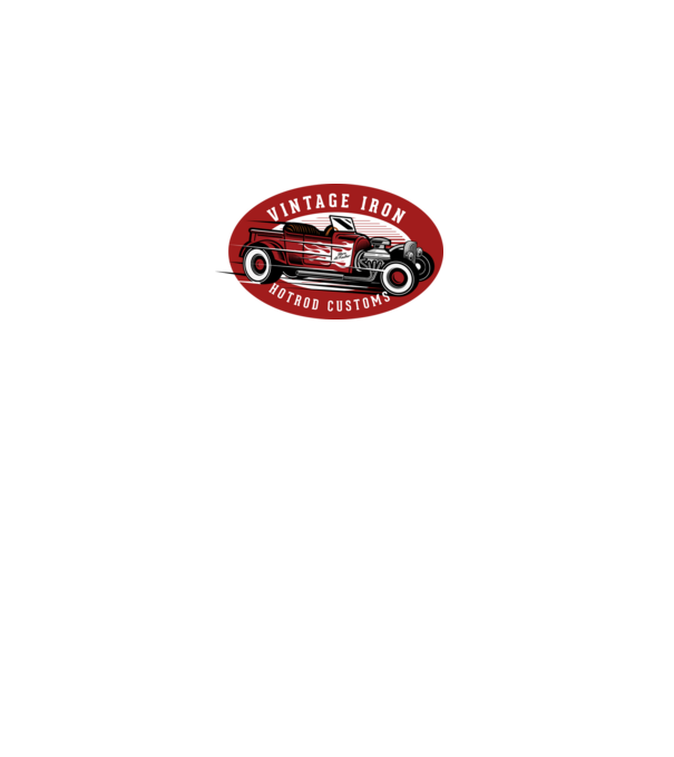 Hot Rod minta fekete pólón