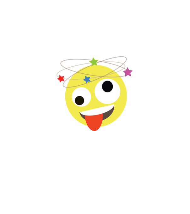 Részeg Dizzy minta fehér pólón