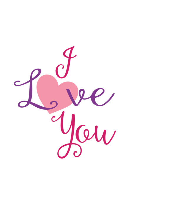 I Love You minta fekete pólón