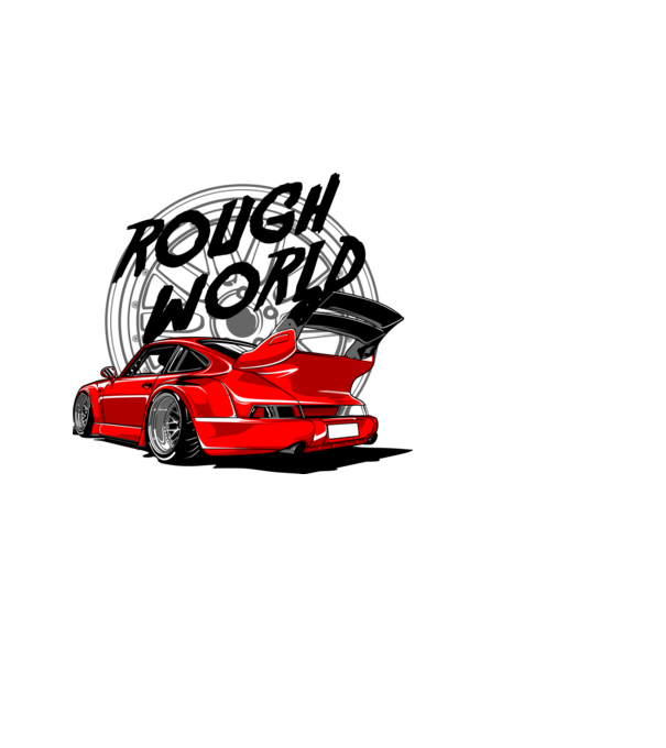 Porsche 911  minta világoskék pólón