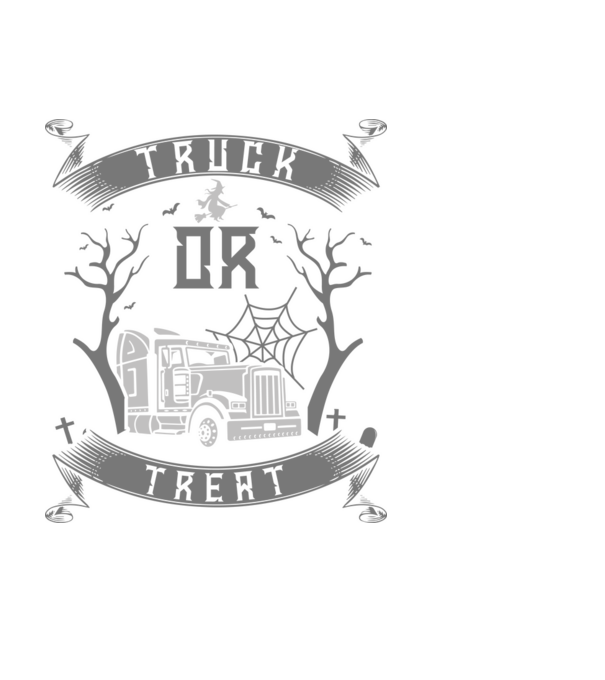 Kamionos póló minta fekete pólón
