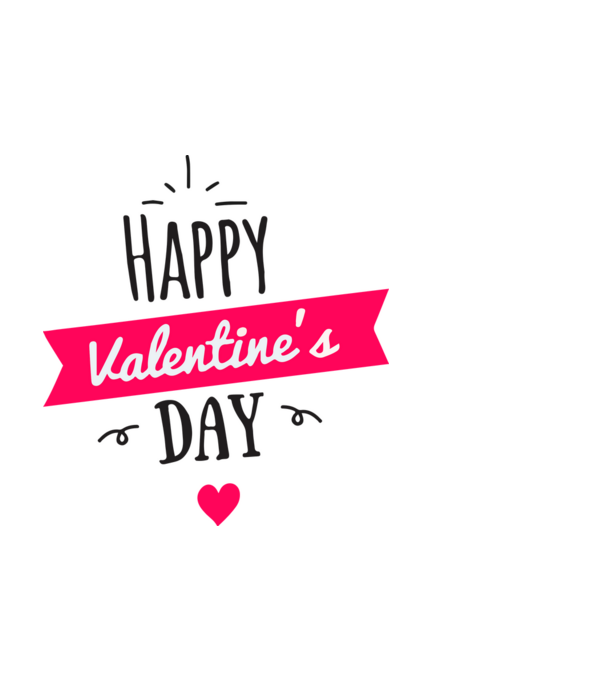 Boldog Valentin-napot - Happy Valentines Day! minta fekete pólón