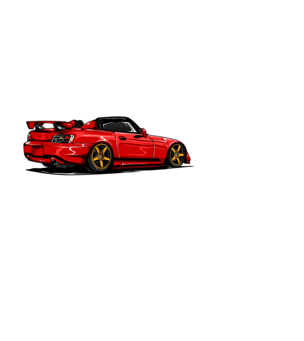 Honda S2000 minta fehér pólón
