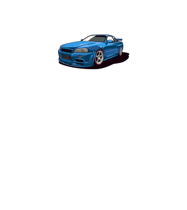 Nissan Skyline GTR  minta fehér pólón