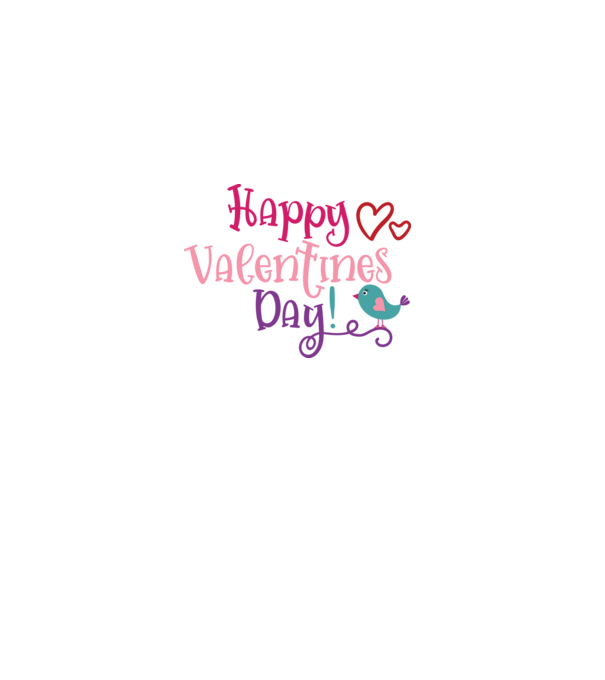 Boldog Valentin-napot - Happy Valentines Day! minta fekete pólón