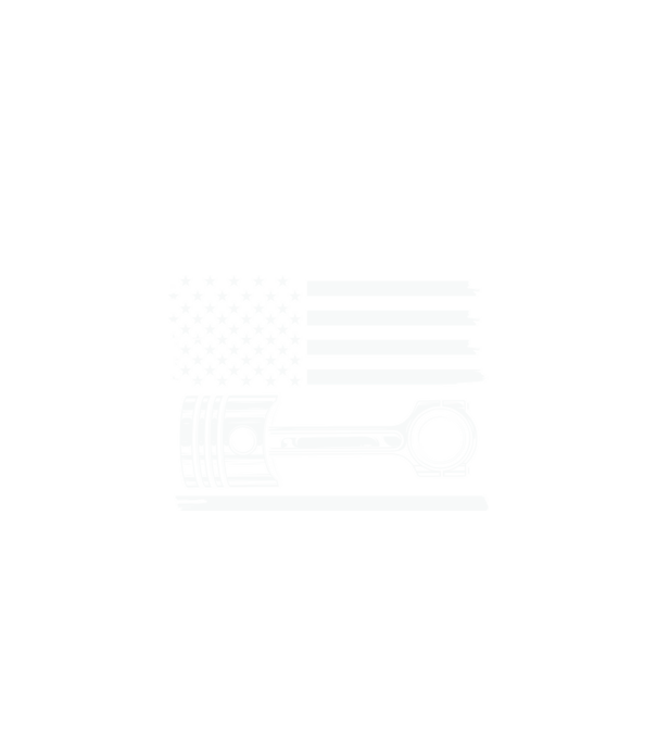 Amerikai autó - motor minta fekete pólón