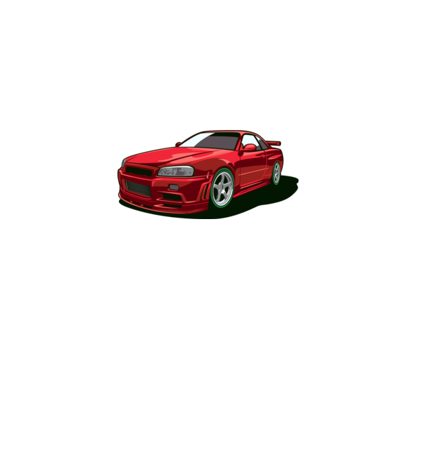Nissan Skyline GTR minta fehér pólón