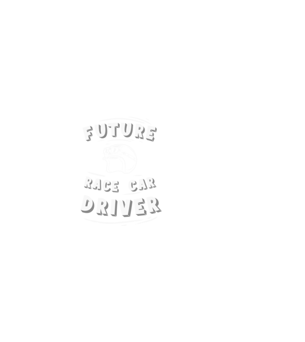 Future race car driver - Leendő autóversenyző  minta fekete pólón