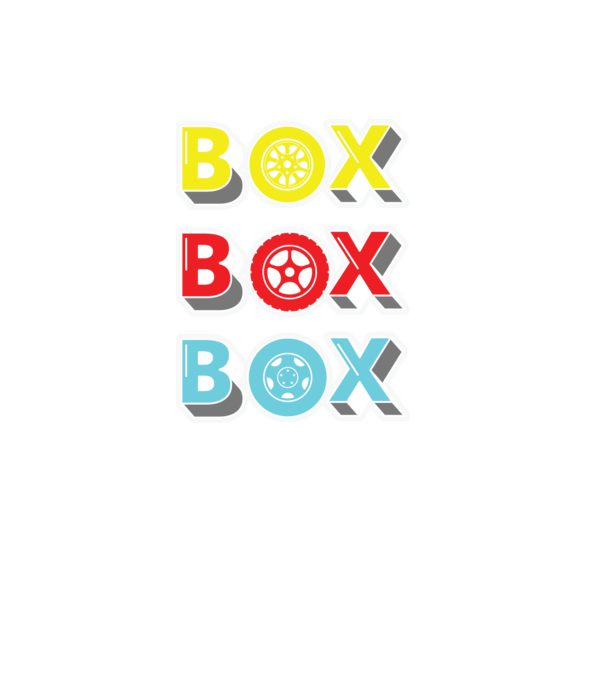 Box - (Forma 1 - Autóverseny) minta fekete pólón