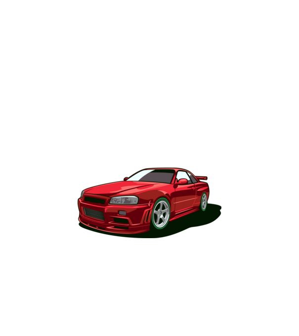 Nissan Skyline GTR minta fehér pólón