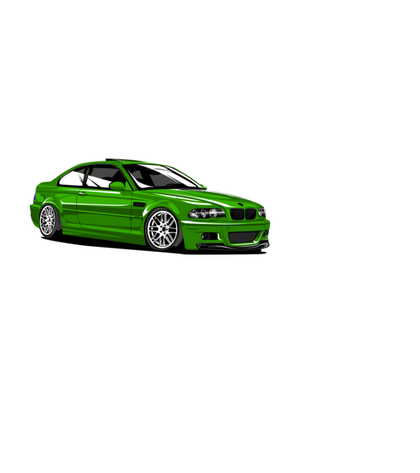 BMW M3 E46 Coupe minta fekete pólón
