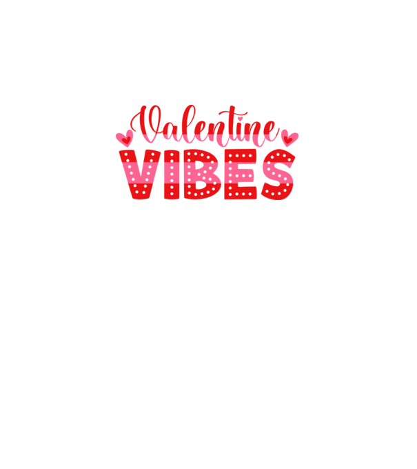 Valentine Vibes - Valentin hangulat minta fekete pólón