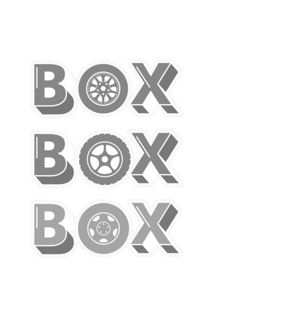 Box - (Forma 1 - Autóverseny) minta fekete pólón