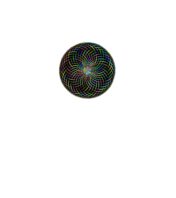 Mandala minta fekete pólón
