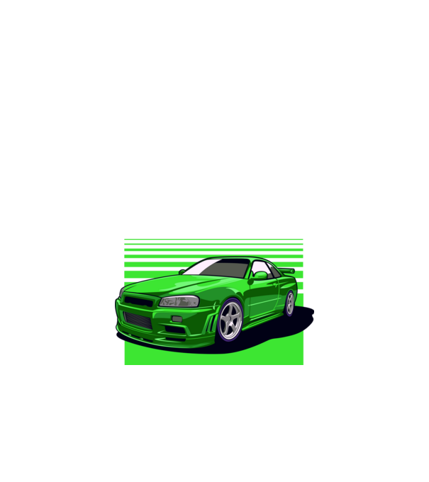 Nissan Skyline GTR minta fekete pólón