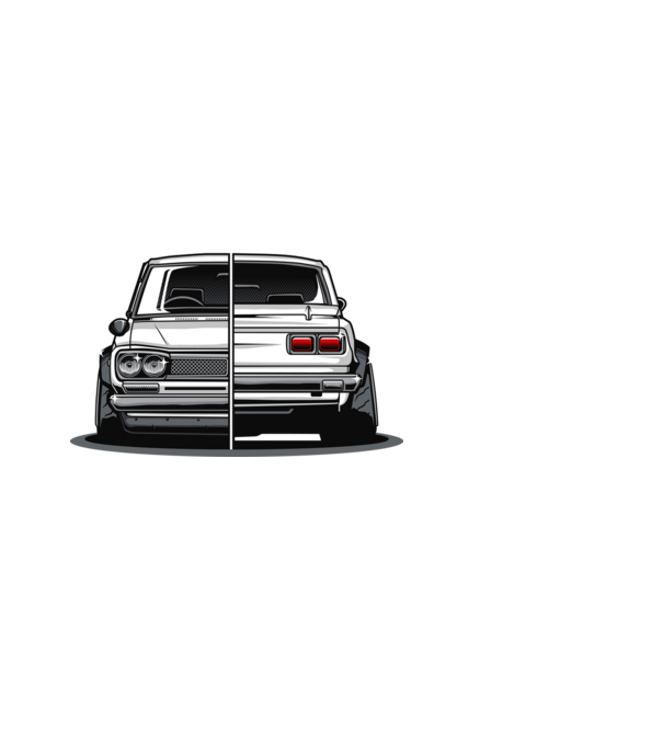 Nissan Hakosuka GTR minta fehér pólón