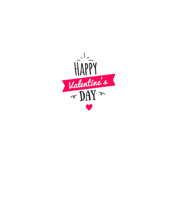 Boldog Valentin-napot - Happy Valentines Day! minta fehér pólón
