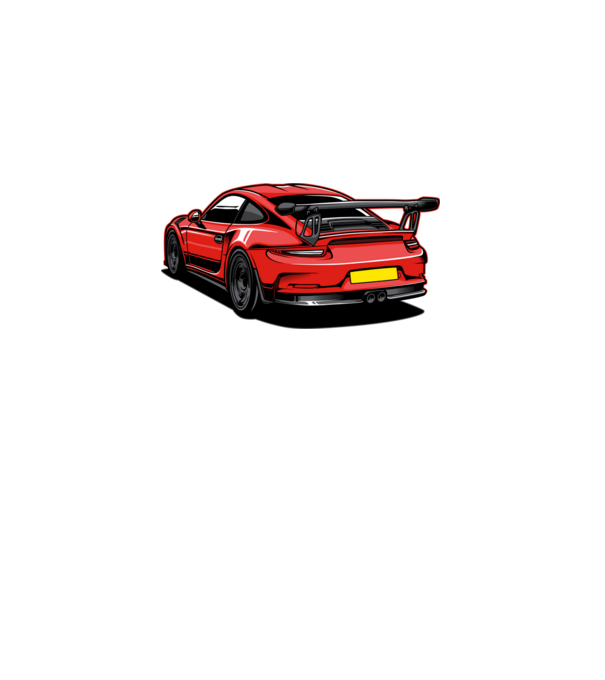 Porsche 911 GT3 minta szürke pólón