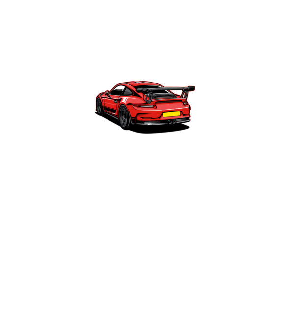 Porsche 911 GT3 minta fekete pólón