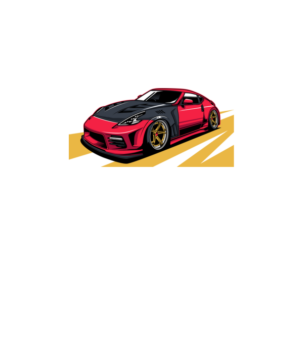 Nissan 370Z minta fekete pólón