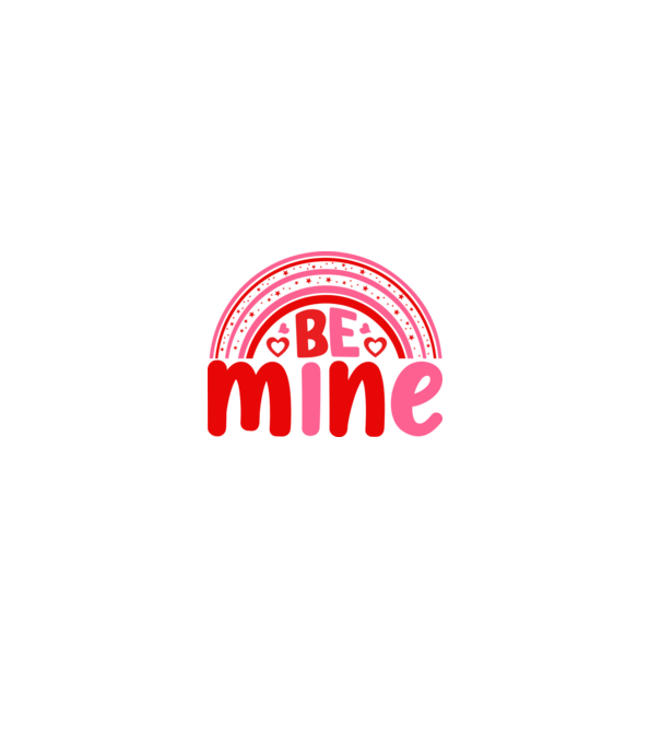 Be Mine - Légy az enyém  minta farmerkék pólón