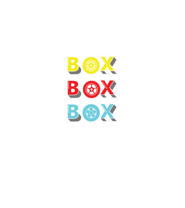 Box - (Forma 1 - Autóverseny) minta fekete pólón
