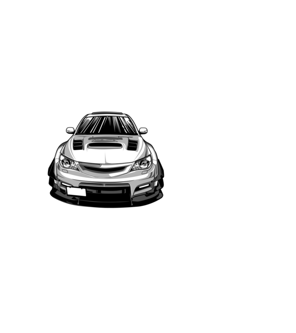 Subaru Impreza WRX minta fekete pólón