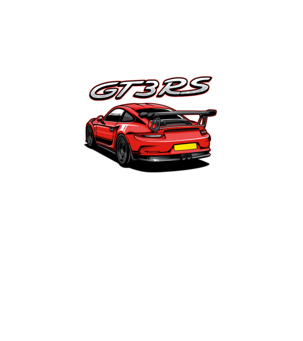 Porsche 911 GT3 minta fekete pólón