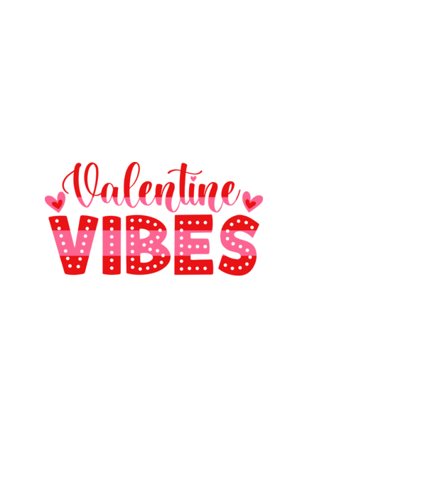 Valentine Vibes - Valentin hangulat minta fekete pólón
