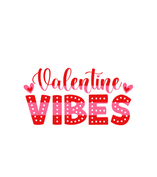 Valentine Vibes - Valentin hangulat minta fehér pólón