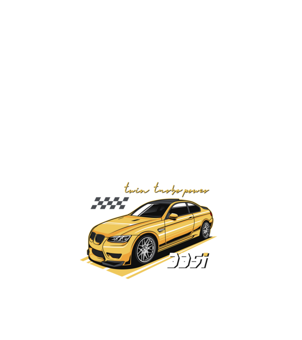 BMW M-Power - 335i minta fehér pólón