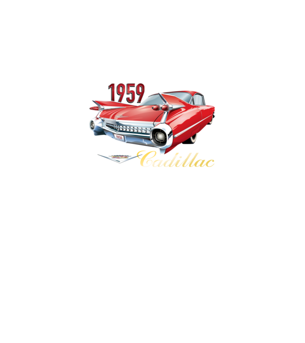 Cadillac 1959 minta fekete pólón