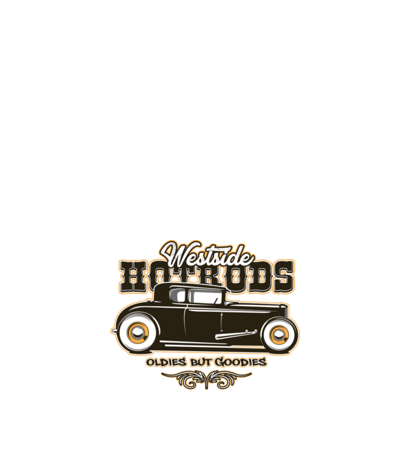 Westside Hot Rods - Oldies But Goodies minta fehér pólón