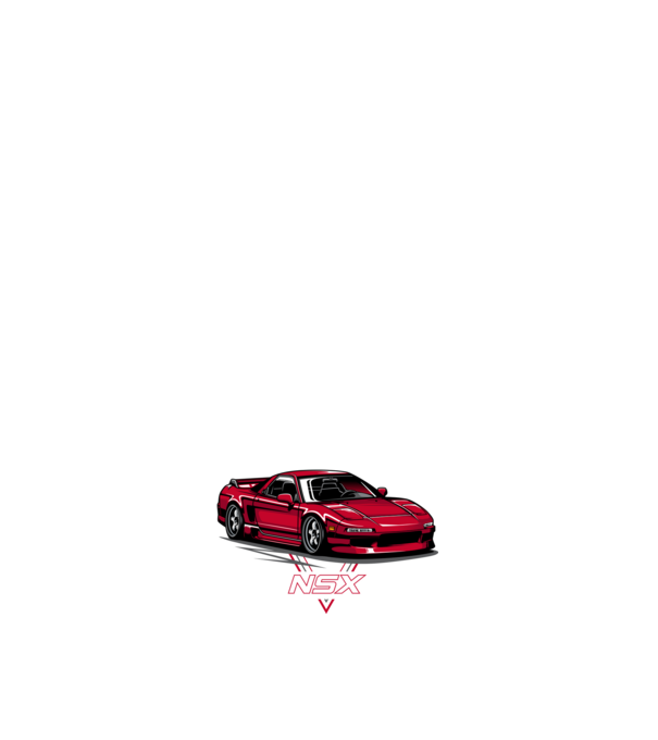 Honda NSX minta fehér pólón