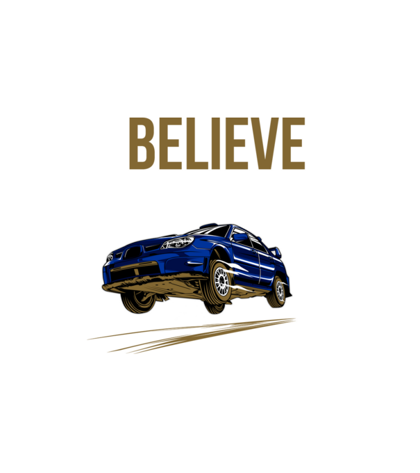 Subaru Impreza WRX STi minta fehér pólón