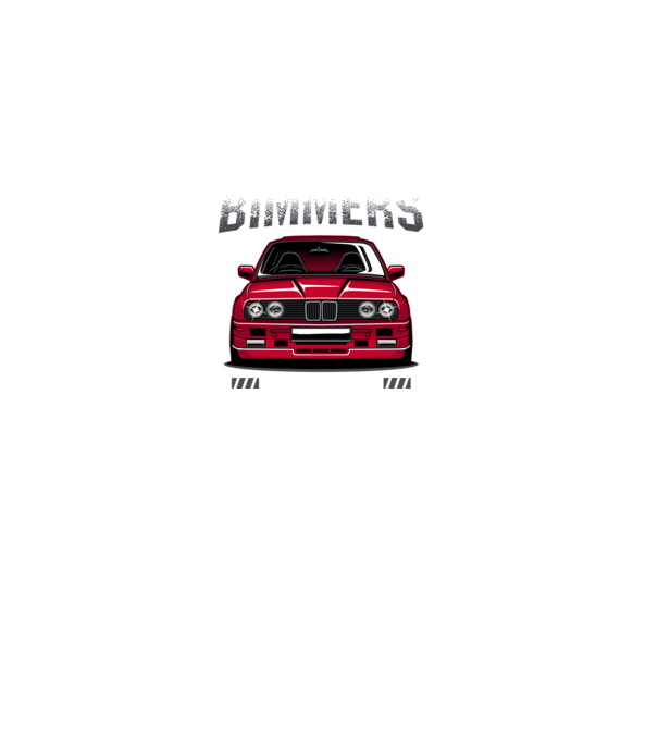 BMW E30 minta fekete pólón