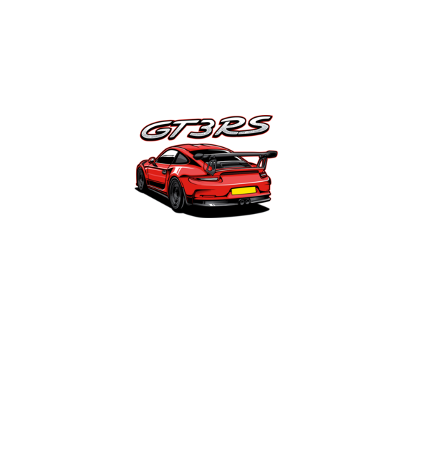 Porsche 911 GT3 minta fekete pólón